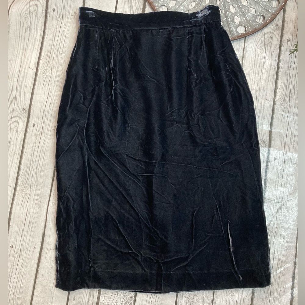 Vintage Mary Ann Restivo Velvet Skirt